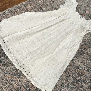 Nordstrom white eyelet dress in medium